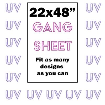UV DTF Gang Sheet 22x48" Thumbnail