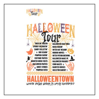 Halloween Tour - Full Color Transfer Gang Sheet Thumbnail