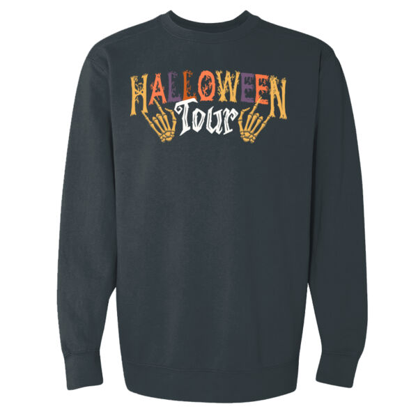 Halloween Tour  - Comfort Colors Ring Spun Crewneck Sweatshirt Thumbnail