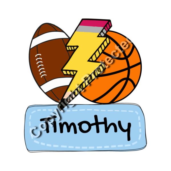 Back to School Custom Kids Name Thumbnail