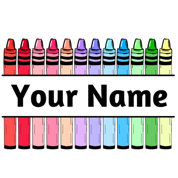 Custom Crayon Name  Thumbnail