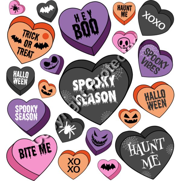 Spooky Candy Hearts Thumbnail
