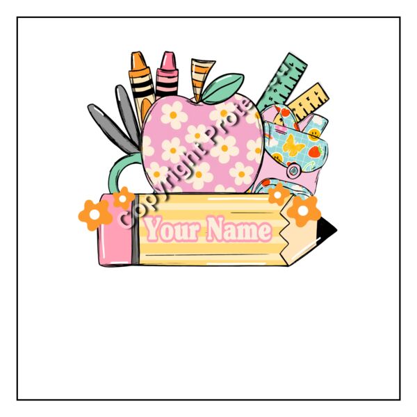 Full Color Transfer 11x11" Adult Full Front Thumbnail